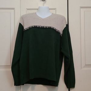 GAP Winter Green and Bage Winter Sweater